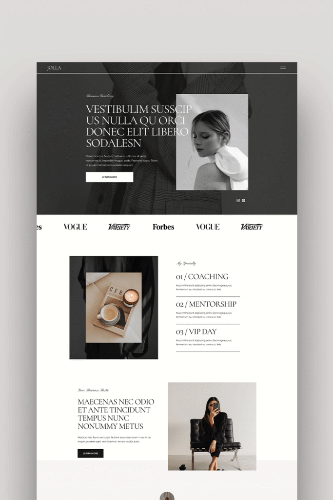 Squarespace Website Templates For Small Businesses & Entrepreneurs